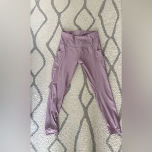 Apana Leggings Women’s Small Mauve High Waisted Yoga Pants Pockets